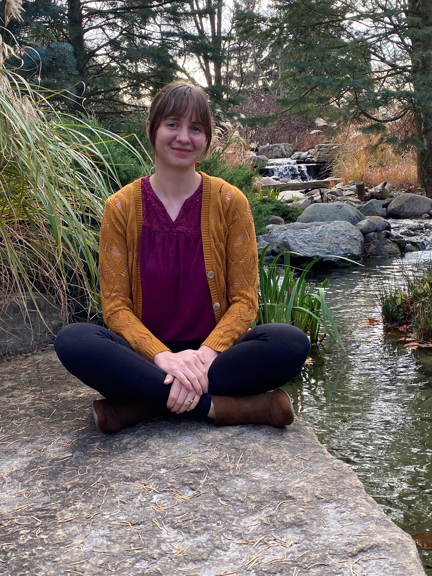 Headshot of Katie Fry, collections manager, W.J. Beal Botanical Garden.