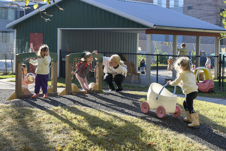 MSU Department of Human Development and Family Studies graduates all agree that the most impactful part of their degree program was the opportunity to work with children at the MSU Child Development Laboratory. Photo credit: Jacqueline Hawthorne, MSU College of Social Science.