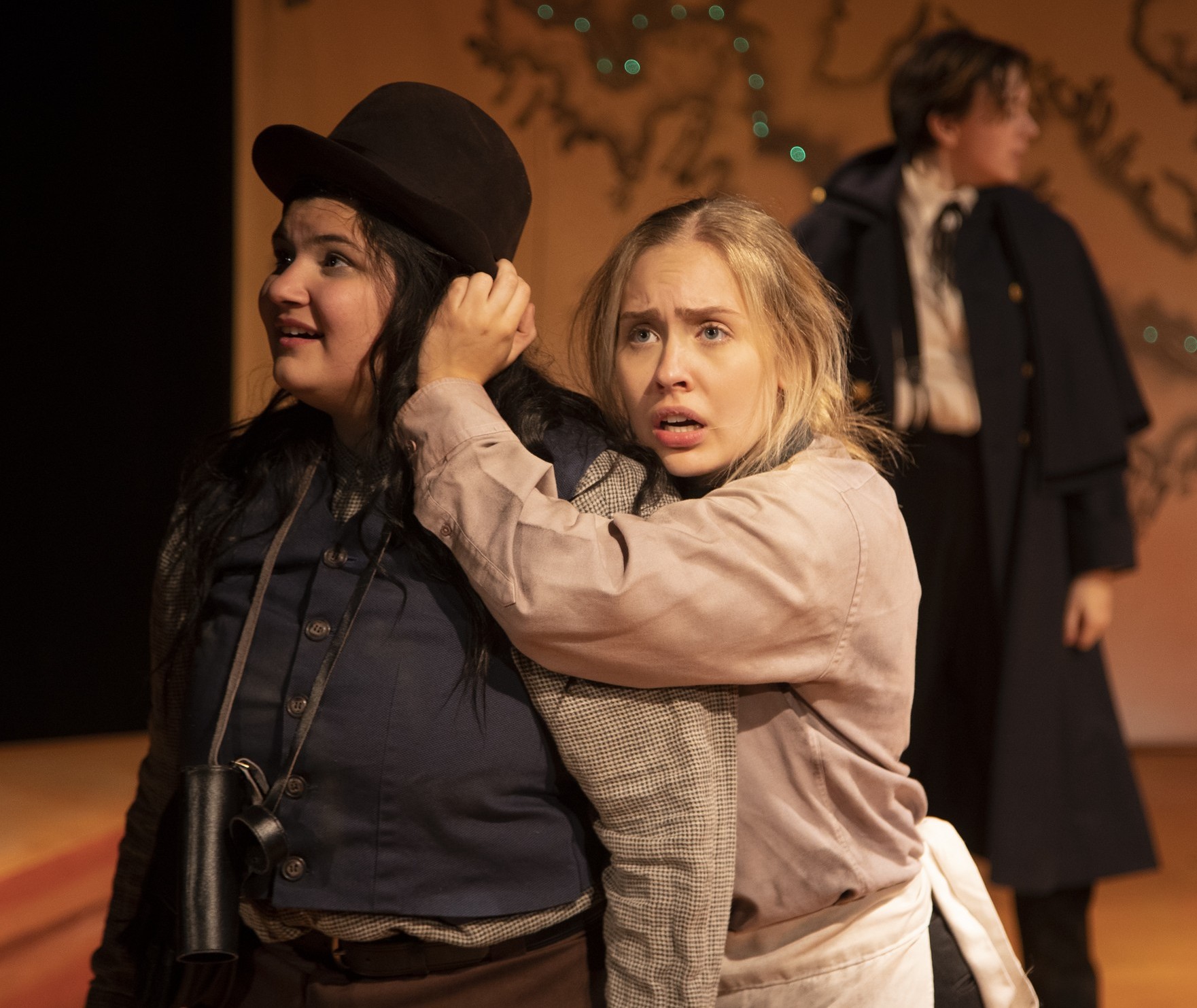 Isa Rodriguez performing, during her time as an MSU Theatre student, in the Department of Theatre production “Men on Boats”
